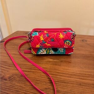 Vibrant Floral Crossbody Bag